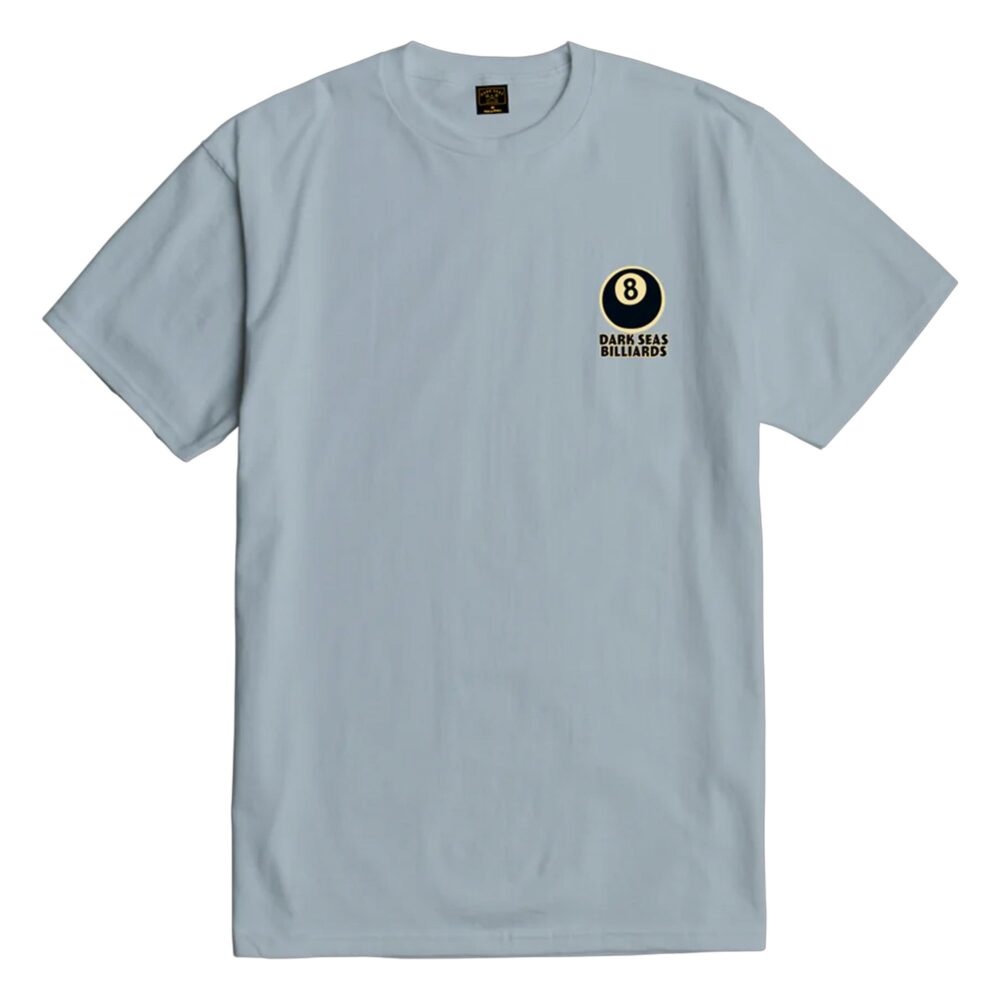 Dark Seas Eight Ball Men's S/S T-Shirt - Light Blue - Image 2