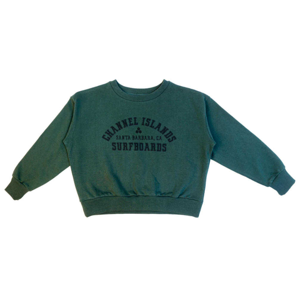 Channel Islands SB College Women's L/S Sweater - Forest Green - Image 2
