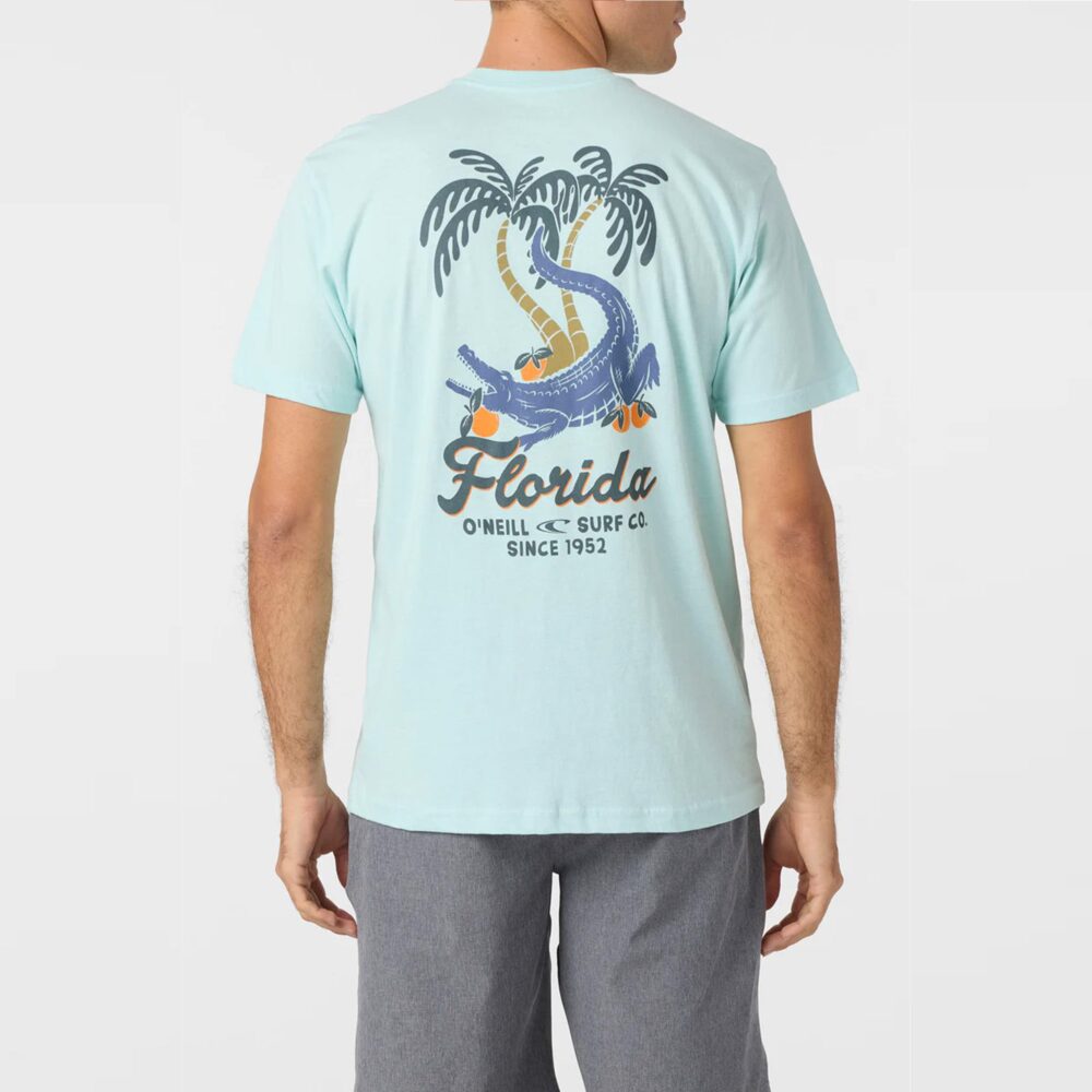 O'Neill Greenie Men's S/S T-Shirt - Island Blue - Image 2