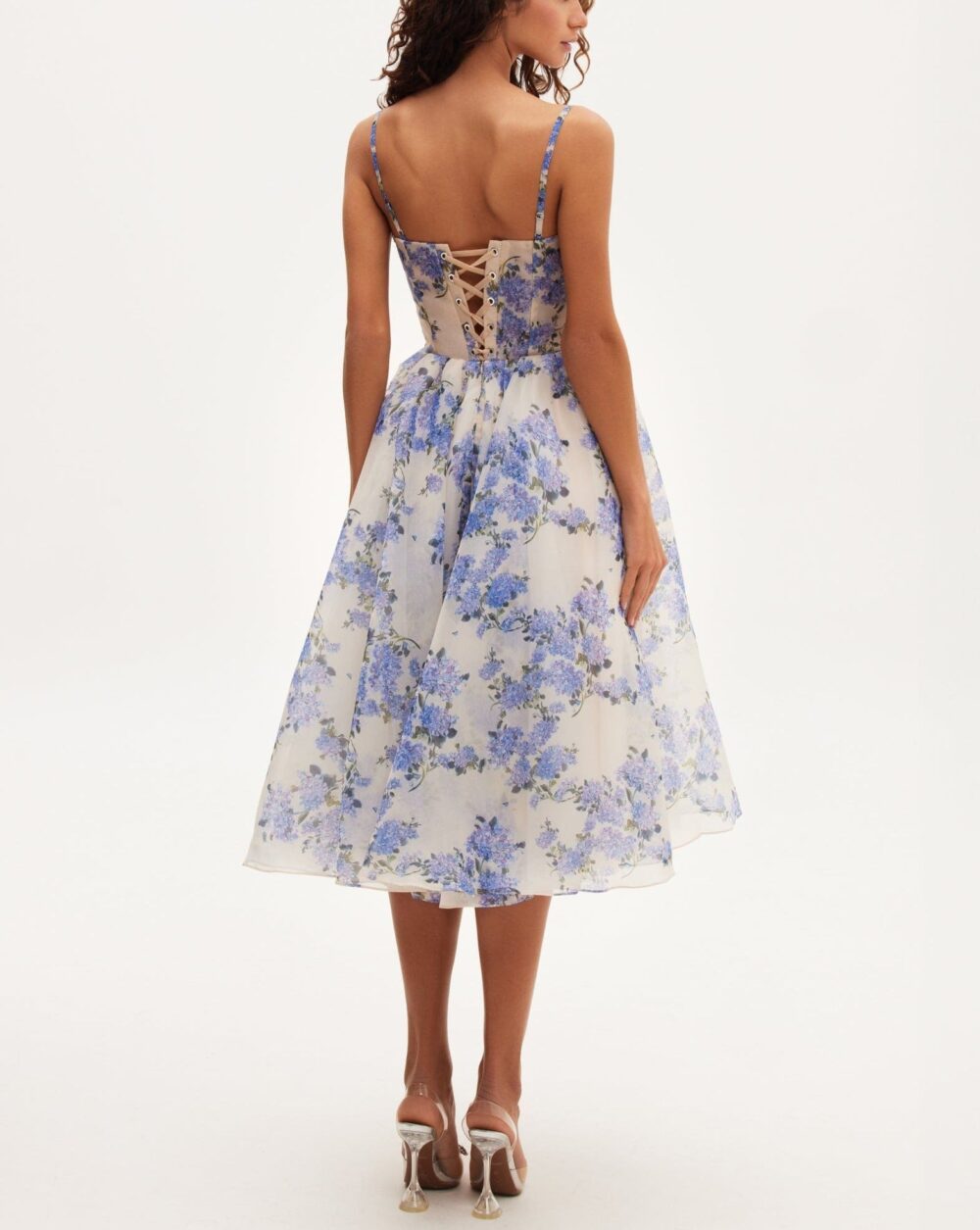 2024ss Sexy Halter Charming Print Casual Dress - Image 2