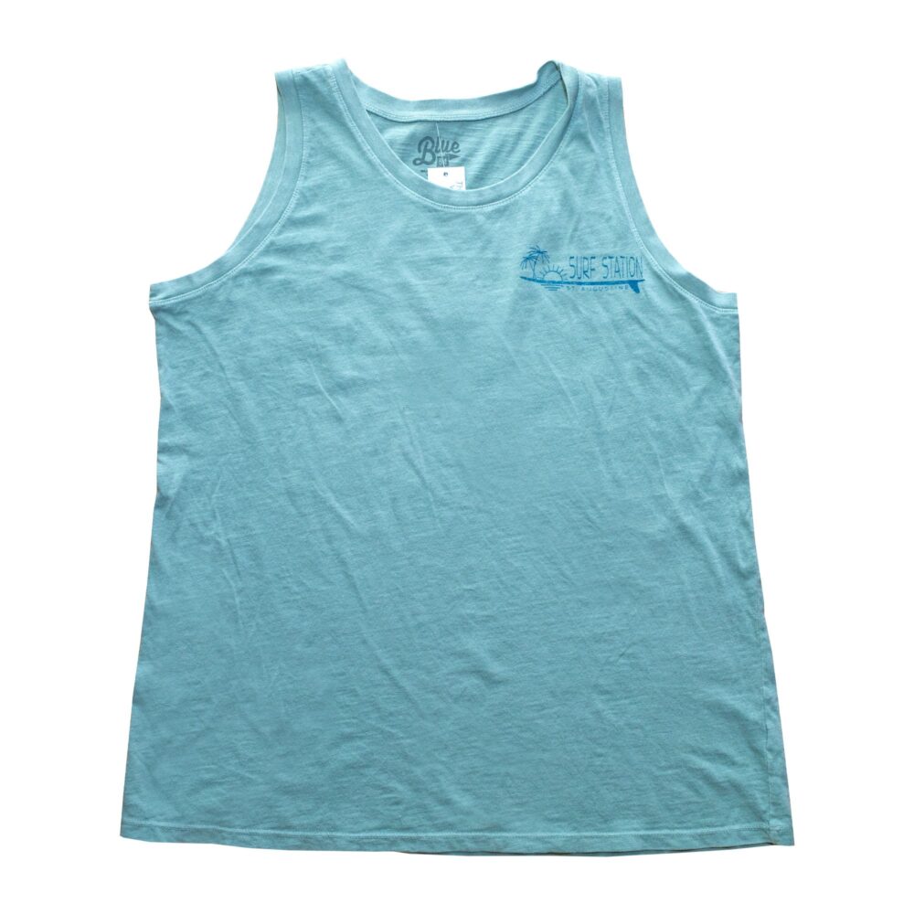 Surf Station Lady Logger Tank Top - Pale Jade - Image 2