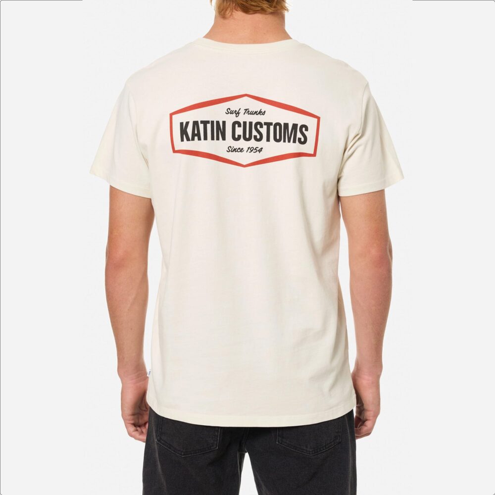 Katin Streamline Men's S/S T-Shirt - Vintage White - Image 2