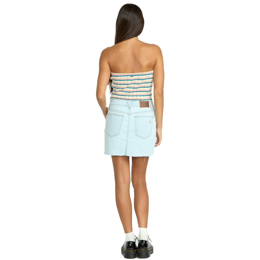 Volcom Dropping In Women's Skirt - Cruzer Blue - Image 2