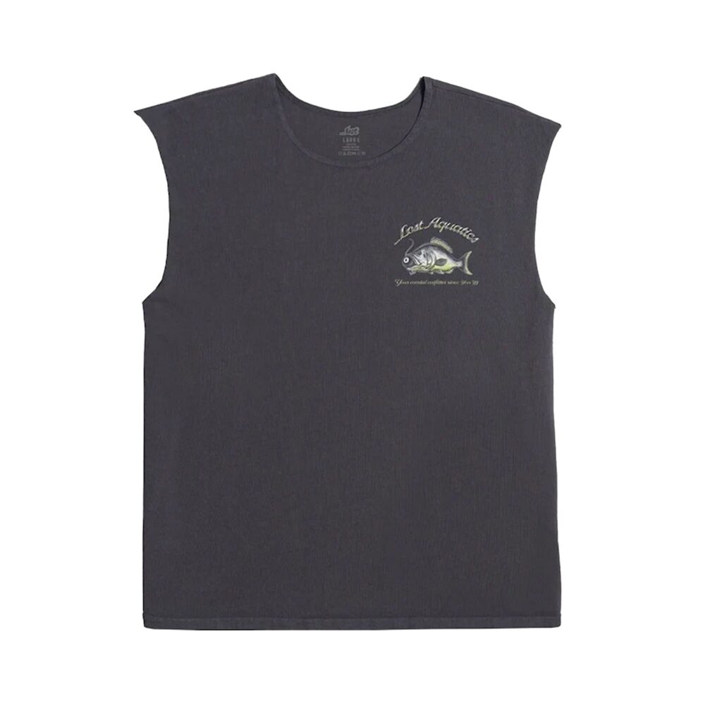 Lost Bait Cut Off Men's S/S Shirt - Black - Image 2