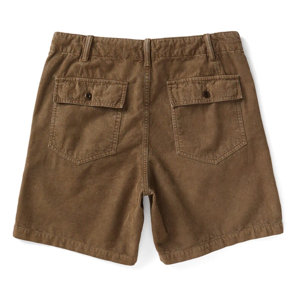 Outerknown Seventyseven Corduroy Men's Walkshorts - Tawny Wood - Image 2