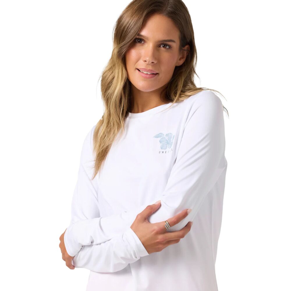 O'Neill Breezy UPF Women's L/S Shirt - White - Image 3