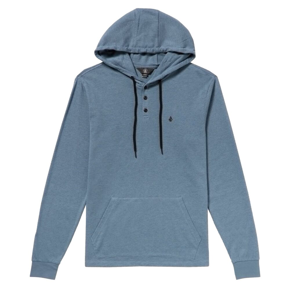 Volcom Murph Thermal Men's L/S Hoodie - Blue Wash