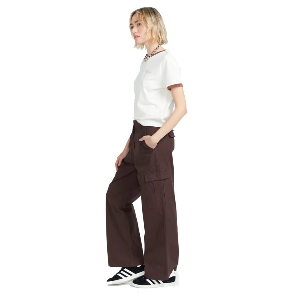 Volcom Cargstone Women's Pants - Dark Chocolate - Image 3