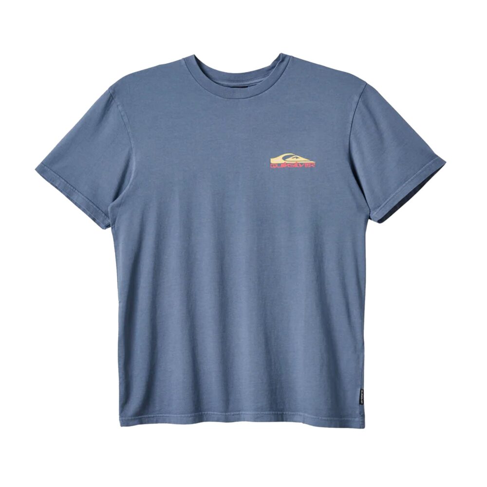 Quiksilver Peaceful Livin Classic Men's S/S T-Shirt - China Blue - Image 2