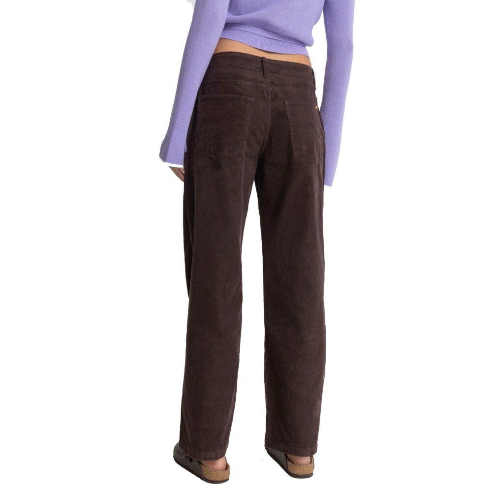 Rhythm Lula Low Rise Women's Pants - Brown - Image 3