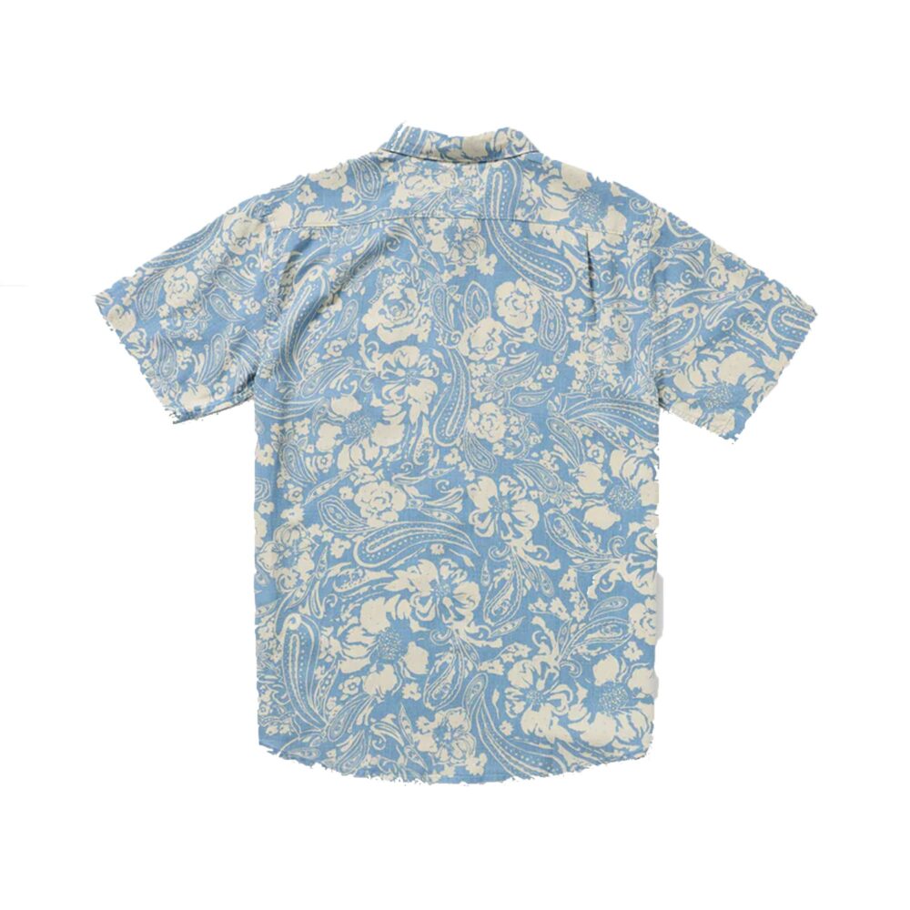 Billabong Cordoba Men's S/S Dress Shirt - Charcoal/Navy - Image 2