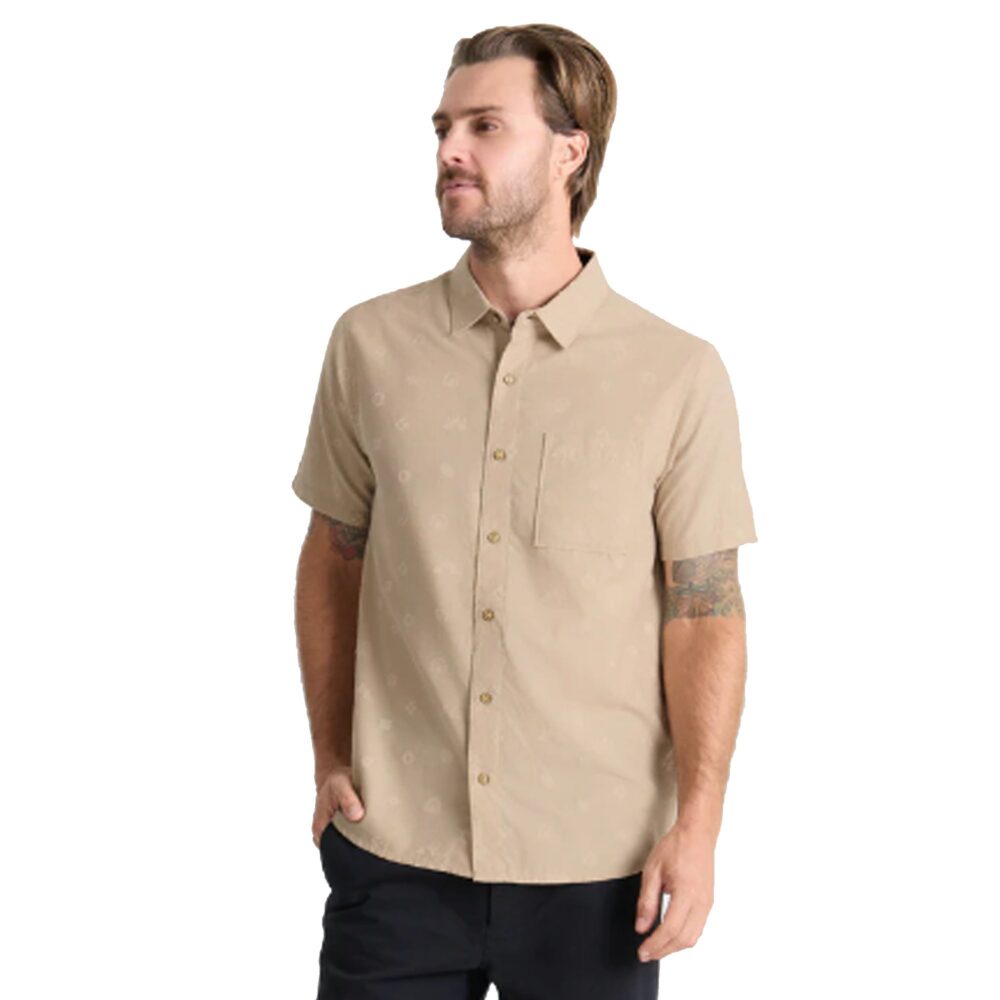 Roark Journey Men's S/S Dress Shirt - Fossil - Image 3