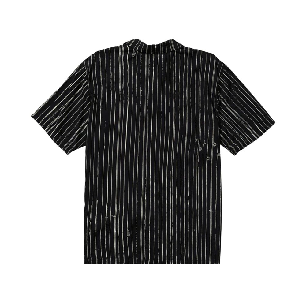 Volcom Mistostone Men's S/S Dress Shirt - Black White - Image 2