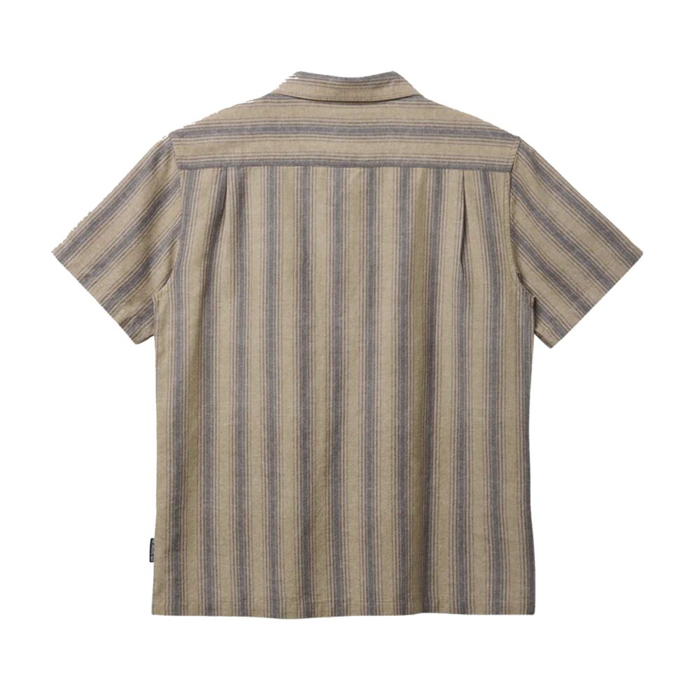 Quiksilver Oxford Stripe Casual Men's S/S Dress Shirt - Fallen Rock - Image 2