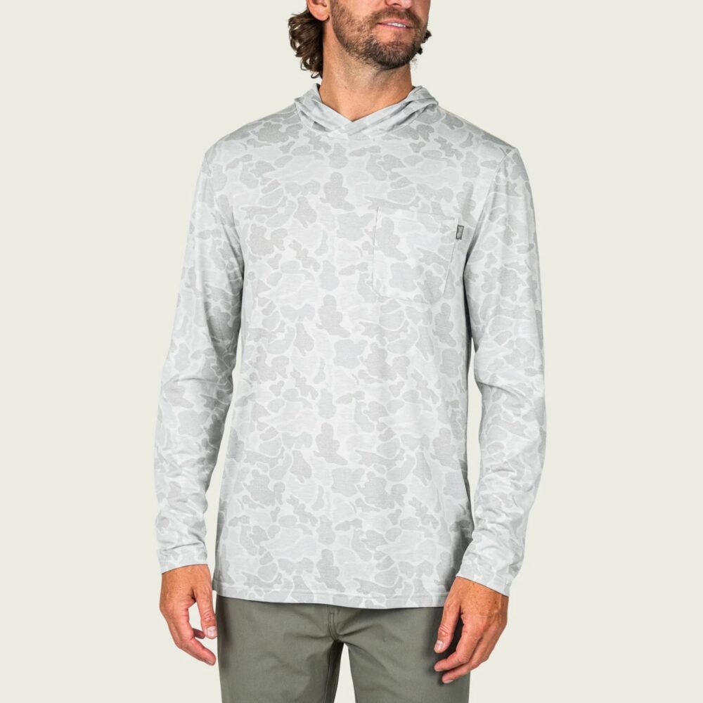 Marsh Wear Buxton Hagood Performance Men's L/S Shirt - Gray Mallard Camo - Image 2
