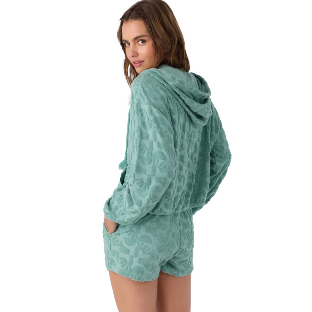 O'Neill Devon Zip-Up Women's Hoodie - Oil Blue - Image 3