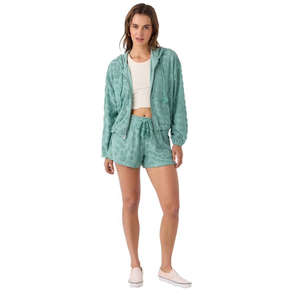 O'Neill Devon Zip-Up Women's Hoodie - Oil Blue - Image 4