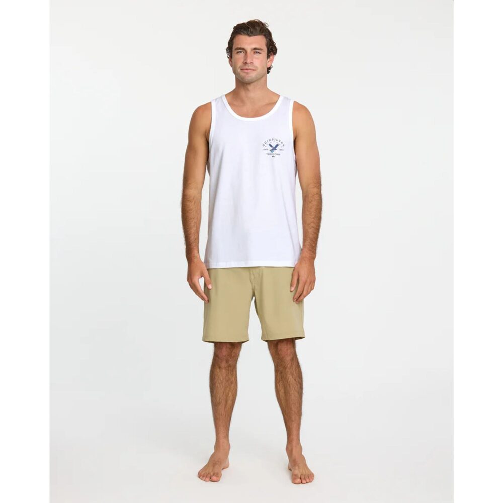 Quiksilver Eagle USA Men's Tank - White - Image 3