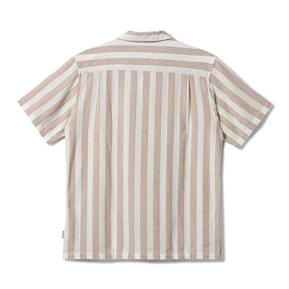 Quiksilver Nightfall Island Men's S/S Dress Shirt - Off White - Image 2