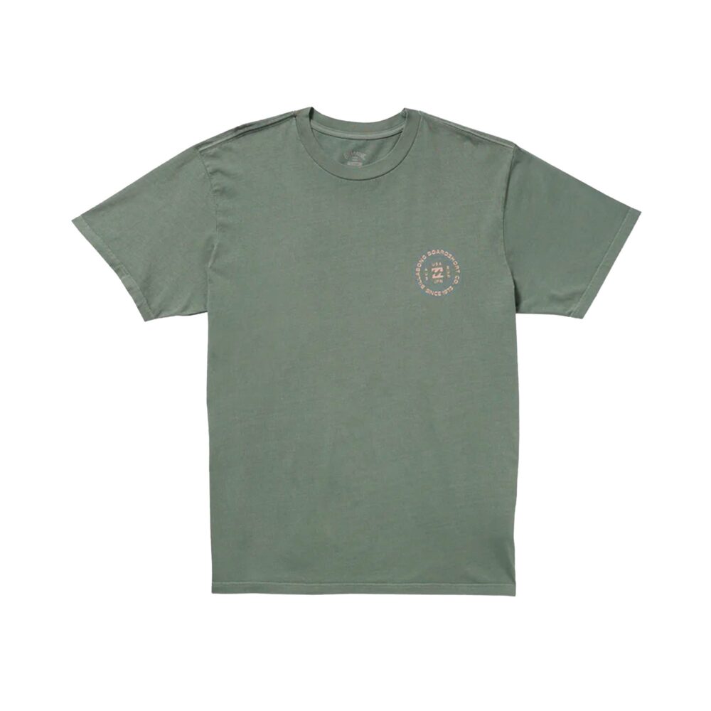 Billabong Rotation Premium Wave Wash Men's S/S T-Shirt - Pine - Image 2