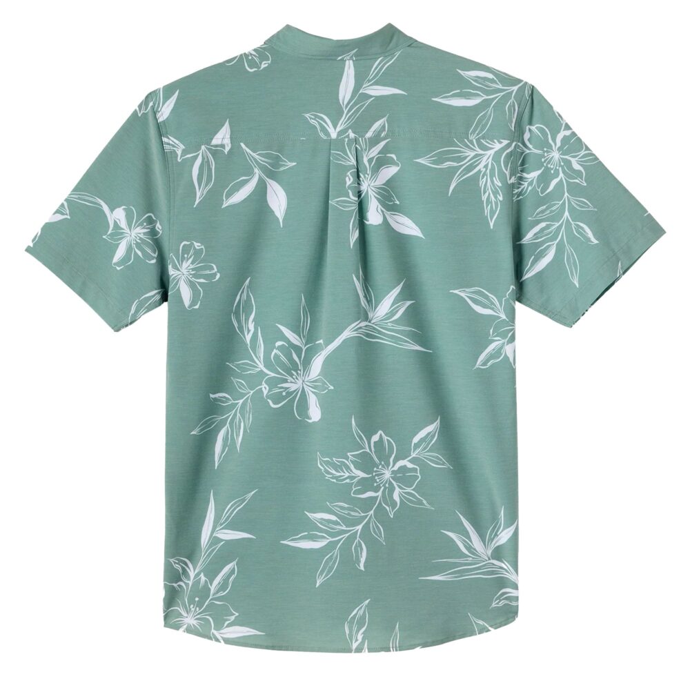 O'Neill TRVLR Traverse Relaxed UPF Men's Dress Shirt - Sage - Image 2