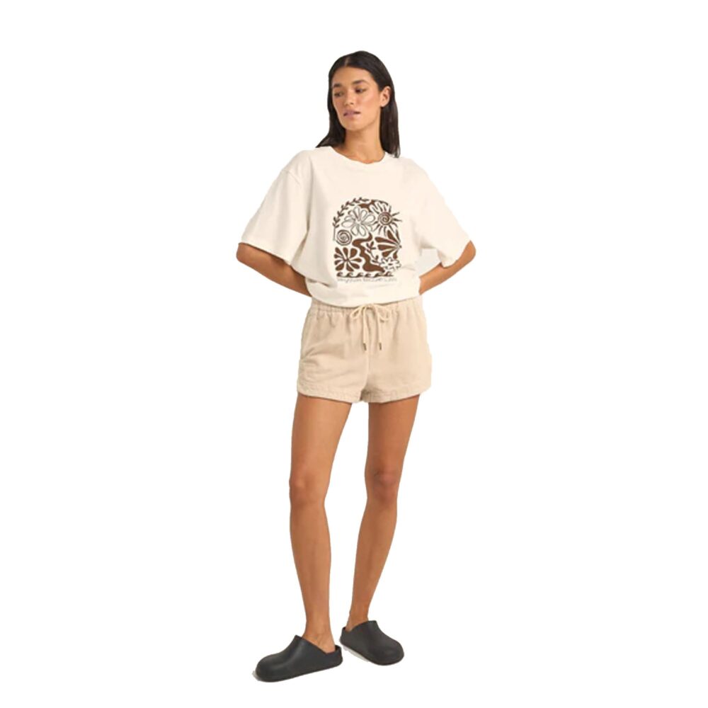 Rhythm Mazzy Corduroy Women's Shorts - Sand - Image 3