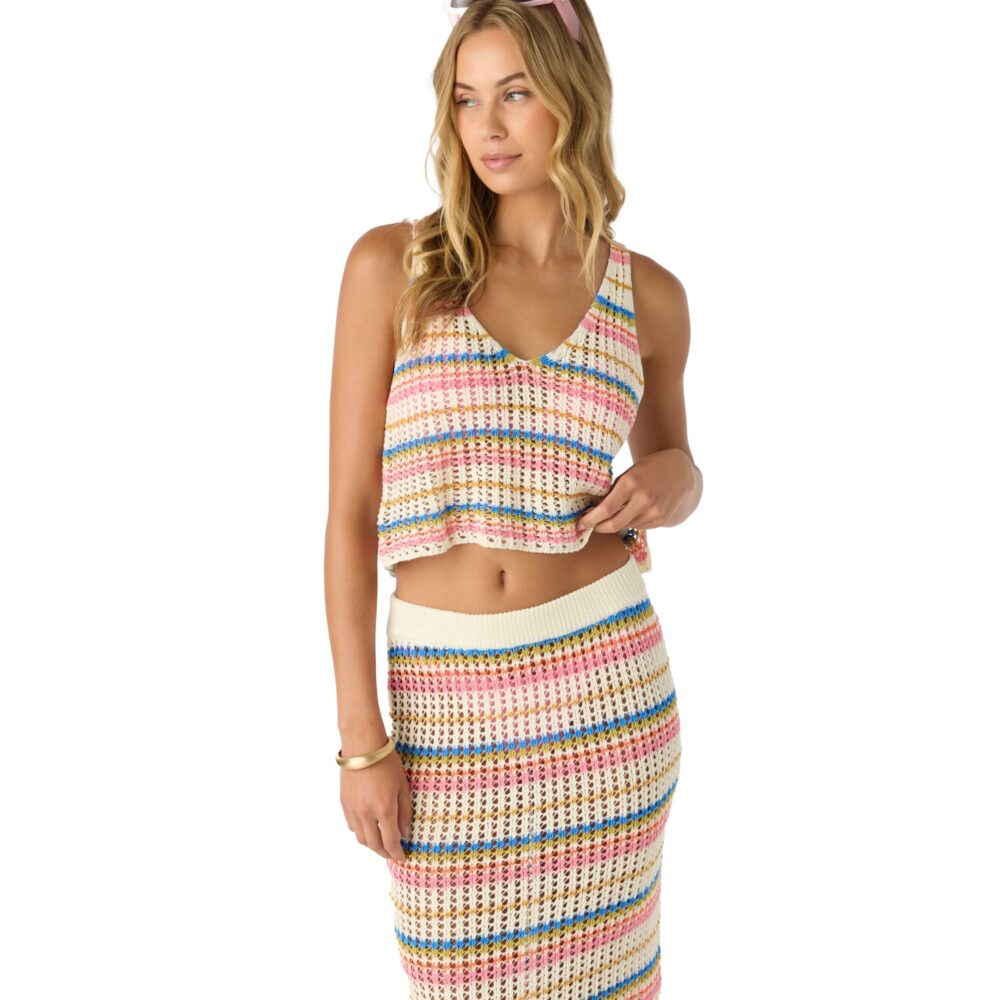 O'Neill Ryan Stripe Women's Tank - Vanilla - Image 2