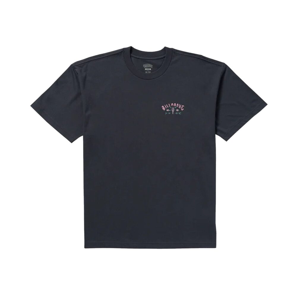 Billabong Raging Bull Regular Men's S/S T-Shirt - Washed Black - Image 2