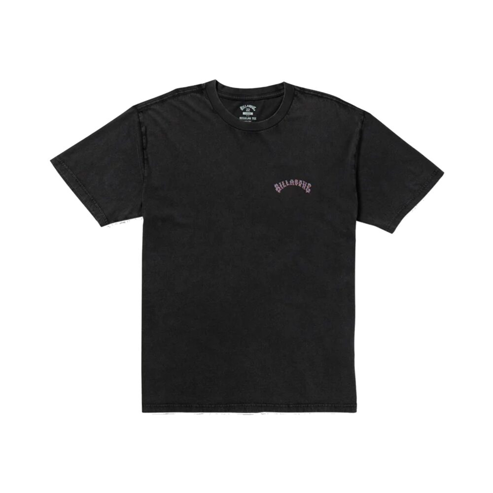 Billabong Decal Regular Wave Wash Men's S/S T-Shirt - Washed Black - Image 2