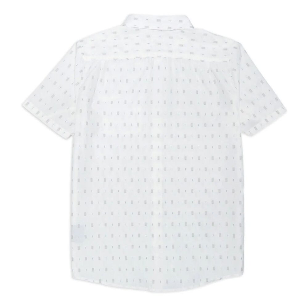 Volcom Bankstone Men's S/S Dress Shirt - White Combo - Image 2