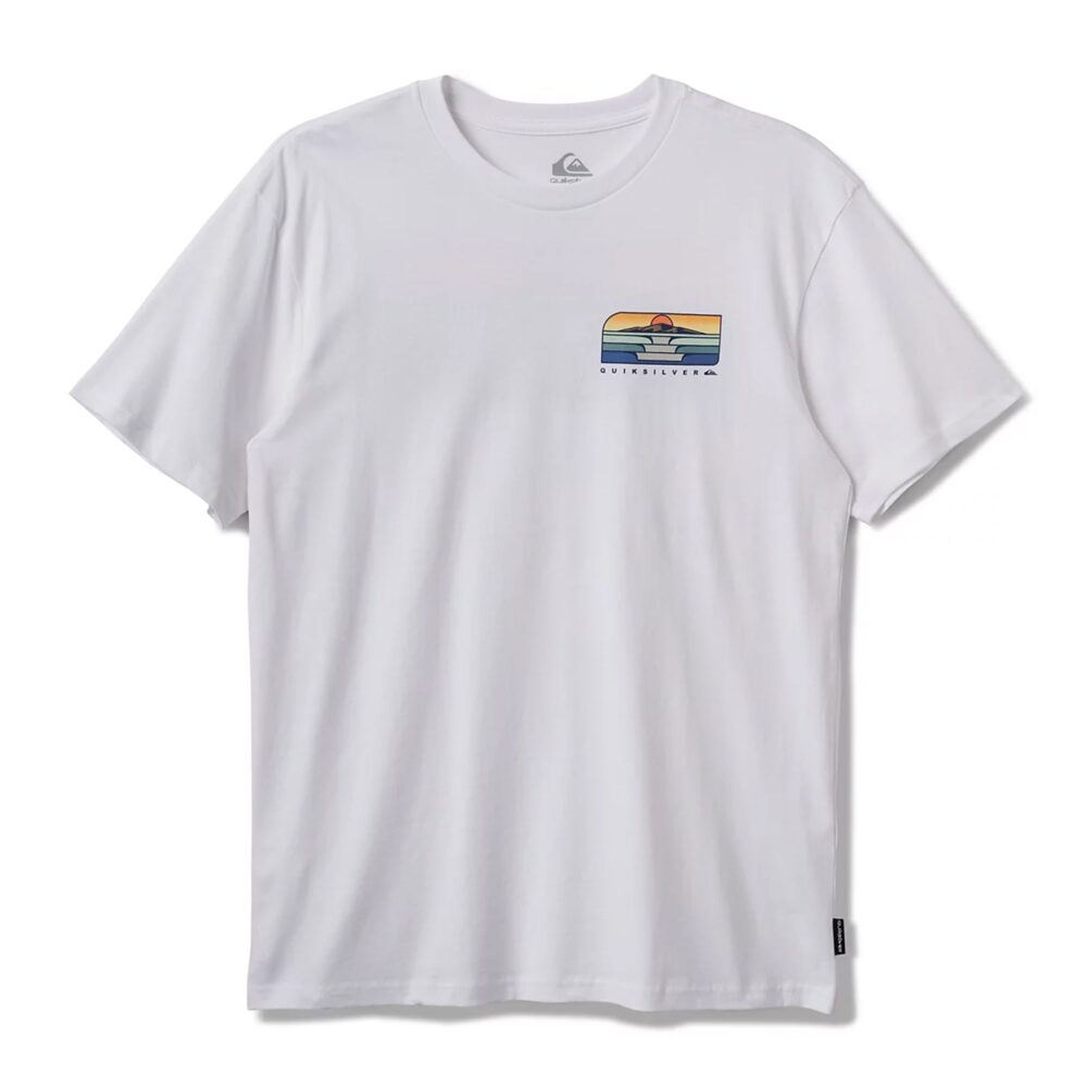 Quiksilver A Frame Men's S/S T-Shirt - White - Image 2
